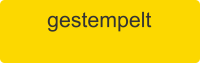 gestempelt