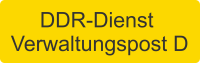 DDR-Dienstmarken Verwaltungspost D