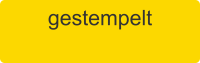 gestempelt