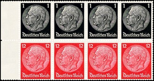 Deutsches Reich 1937/1939 Heftchenblatt 90 - postfrisch
