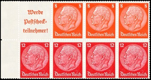 Deutsches Reich 1940/1941 Heftchenblatt 100 - postfrisch