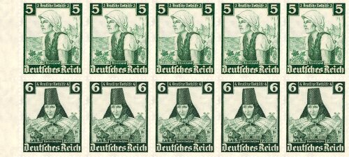 Deutsches Reich 1935 Heftchenblatt 103 - postfrisch