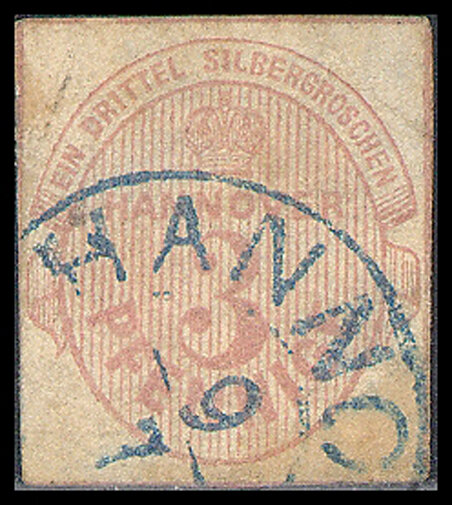 Hannover 1853 Mi.-Nr. 6 - gestempelt