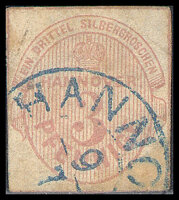 Hannover 1853 Mi.-Nr. 6 - gestempelt