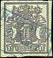 Hannover 1856 Mi.-Nr. 9 - gestempelt