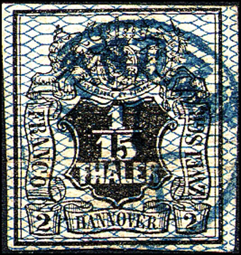 Hannover 1856 Mi.-Nr. 11 - gestempelt
