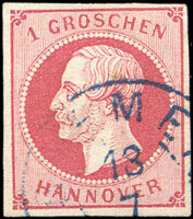 Hannover 1859 Mi.-Nr. 14 - gestempelt