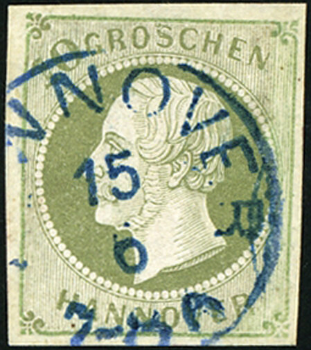 Hannover 1861 Mi.-Nr. 18 - gestempelt
