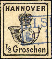 Hannover 1864 Mi.-Nr. 22 x - gestempelt