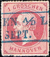 Hannover 1864 Mi.-Nr. 23 y - gestempelt