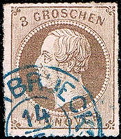 Hannover 1864 Mi.-Nr. 25 y - gestempelt