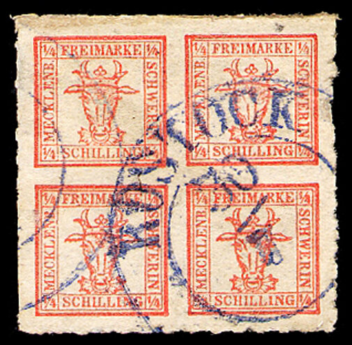 Mecklenburg-Schwerin 1864 Mi.-Nr. 5 - gestempelt