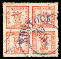 Mecklenburg-Schwerin 1864 Mi.-Nr. 5 - gestempelt