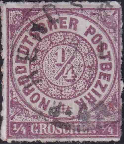 Norddeutscher Bund 1868 Mi.-Nr. 1 a - gestempelt