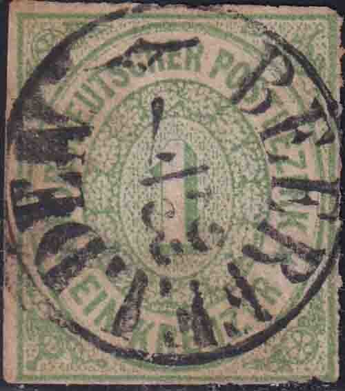 Norddeutscher Bund 1868 Mi.-Nr. 7 - gestempelt