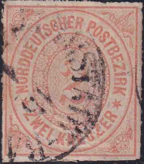 Norddeutscher Bund 1868 Mi.-Nr. 8 - gestempelt
