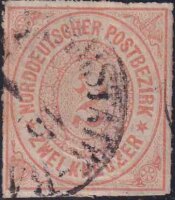 Norddeutscher Bund 1868 Mi.-Nr. 8 - gestempelt