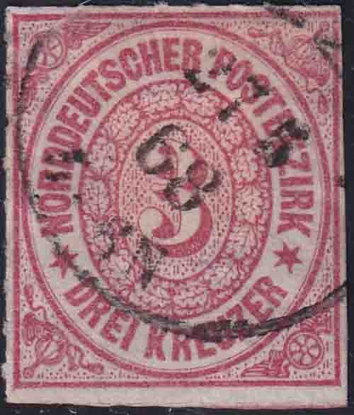 Norddeutscher Bund 1868 Mi.-Nr. 9 - gestempelt