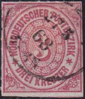 Norddeutscher Bund 1868 Mi.-Nr. 9 - gestempelt