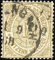 Norddeutscher Bund 1868 Mi.-Nr. 11 - gestempelt