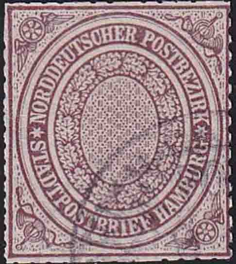 Norddeutscher Bund 1868 Mi.-Nr. 12 - gestempelt