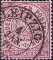 Norddeutscher Bund 1869 Mi.-Nr. 13 a - gestempelt