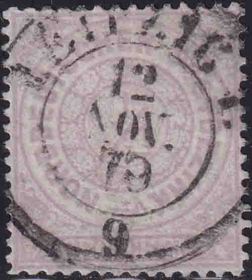 Norddeutscher Bund 1869 Mi.-Nr. 13 b - gestempelt