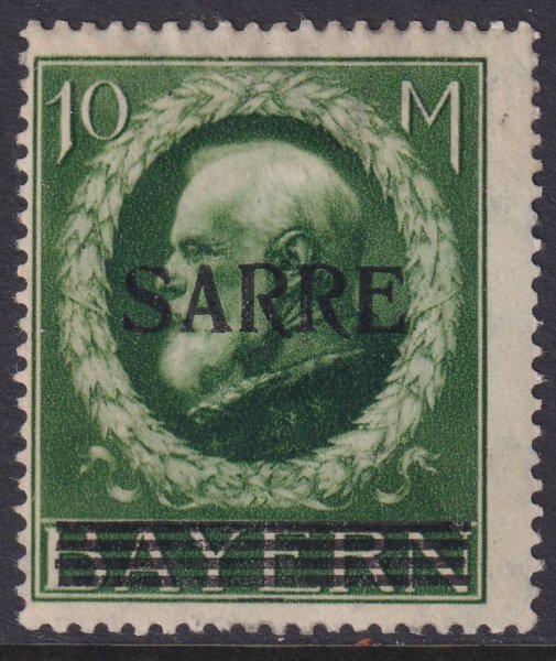 Saargebiet 1920 Mi.-Nr. 31 - ungebraucht signiert Burger