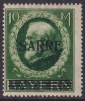 Saargebiet 1920 Mi.-Nr. 31 - ungebraucht signiert Burger