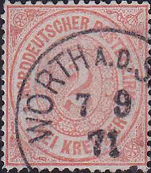 Norddeutscher Bund 1869 Mi.-Nr. 20 - gestempelt