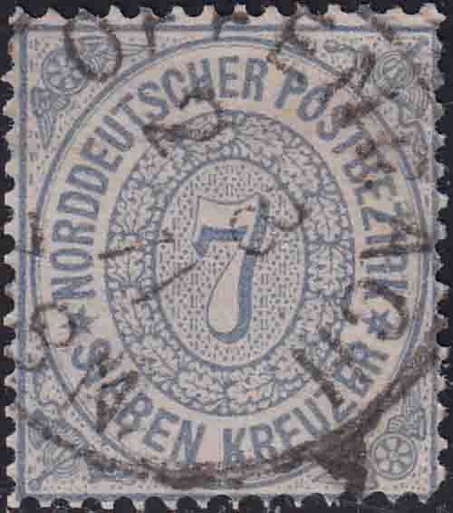 Norddeutscher Bund 1869 Mi.-Nr. 22 - gestempelt