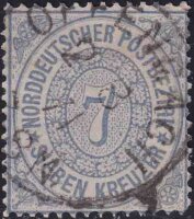 Norddeutscher Bund 1869 Mi.-Nr. 22 - gestempelt