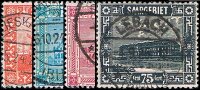 Saargebiet 1923 Mi.-Nr. 98-101 - gestempelt