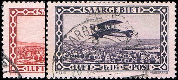 Saargebiet 1928 Mi.-Nr. 126-127 - gestempelt