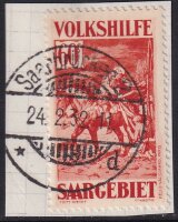 Saargebiet 1931 Mi.-Nr.152 auf Unterlage Luxus...
