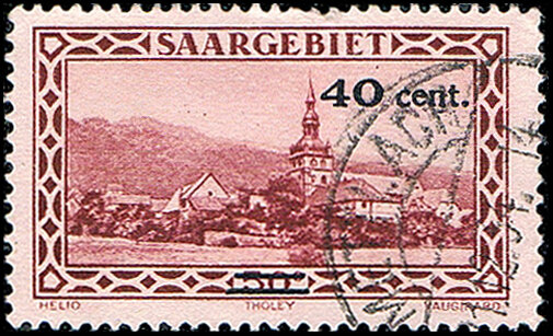 Saargebiet 1934 Mi.-Nr. 178 - gestempelt
