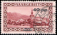 Saargebiet 1934 Mi.-Nr. 178 - gestempelt