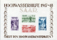 Saarland 1948 Block 1 - postfrisch
