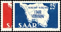 Saarland 1948 Mi.-Nr. 260-261 - postfrisch