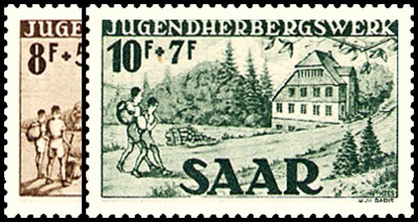 Saarland 1949 Mi.-Nr. 262-263 - postfrisch