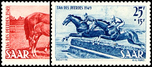 Saarland 1949 Mi.-Nr. 265-266 - postfrisch