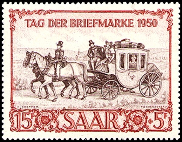 Saarland 1950 Mi.-Nr. 291 - postfrisch