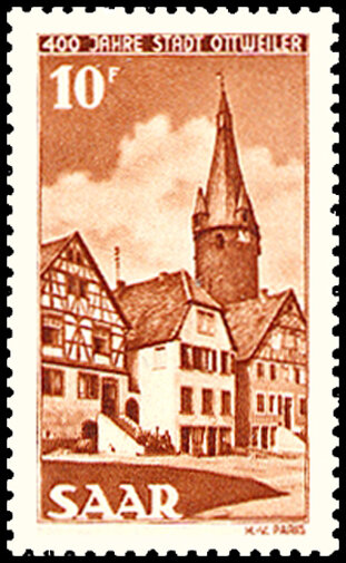 Saarland 1950 Mi.-Nr. 296 - postfrisch