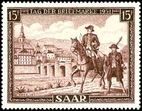 Saarland 1951 Mi.-Nr. 305 - postfrisch