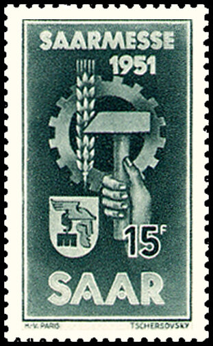 Saarland 1951 Mi.-Nr. 306 - postfrisch