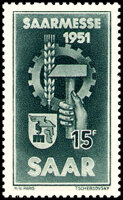 Saarland 1951 Mi.-Nr. 306 - postfrisch