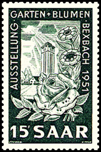 Saarland 1951 Mi.-Nr. 307 - postfrisch