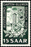 Saarland 1951 Mi.-Nr. 307 - postfrisch