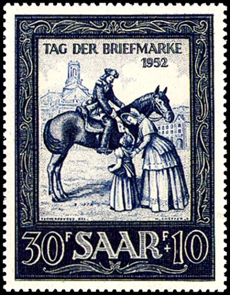 Saarland 1952 Mi.-Nr. 316 - postfrisch