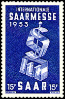 Saarland 1953 Mi.-Nr. 341 - postfrisch